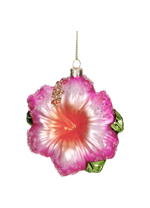 Goodwill Tropische Bloem kersthanger 11 cm
