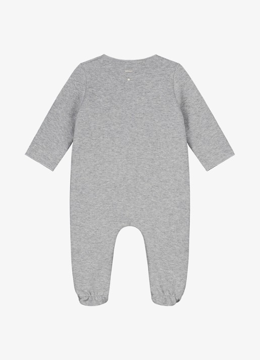 Gray Label Babypak met ronde hals - detail 2 grijsmele