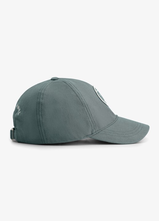 Gray Label Baseball pet met borduring - detail 3 blauwgrijs