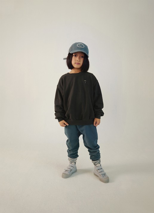 Gray Label Baseball pet met borduring - voorkant 2 blauwgrijs