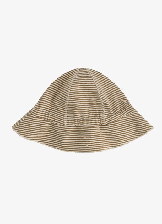 Gray Label Bucket hoed met streepprint - achterkant 2 naturel