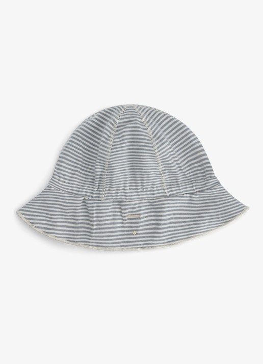 Gray Label Bucket hoed met streepprint - achterkant blauwgrijs