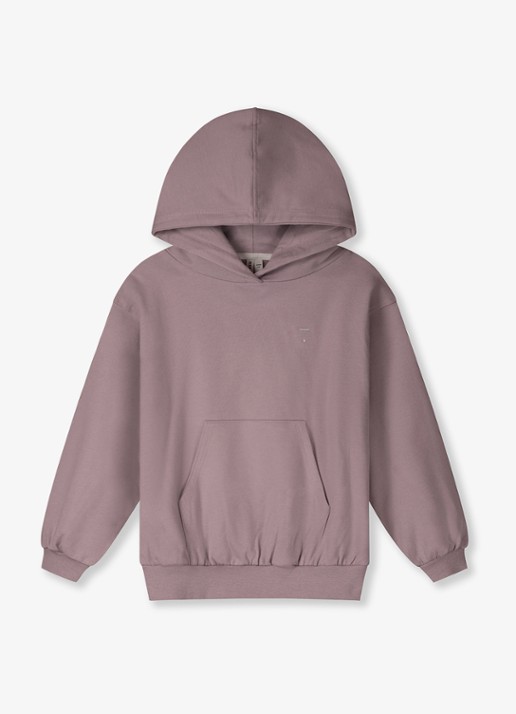 Gray Label Hoodie van katoen - voorkant 2 berry-157 / roze