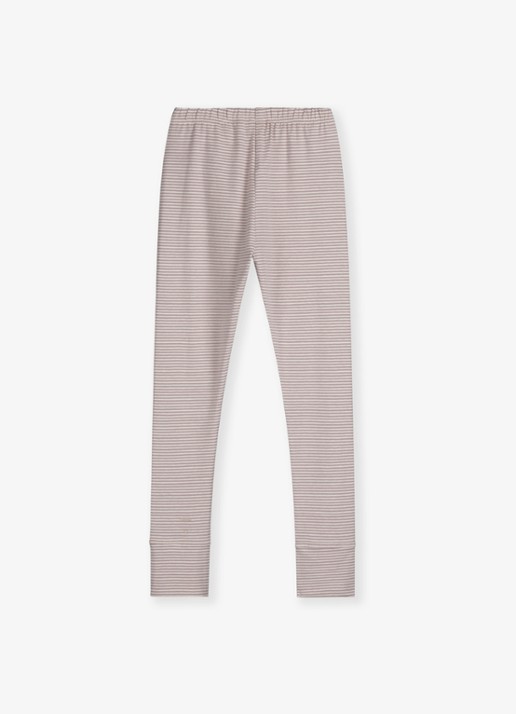 Gray Label Legging met streepprint - achterkant berry - cream-158 / roze