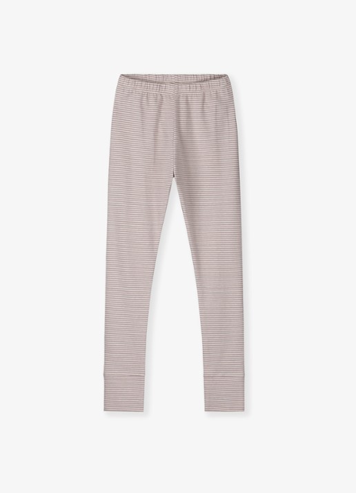 Gray Label Legging met streepprint - voorkant 2 berry - cream-158 / roze