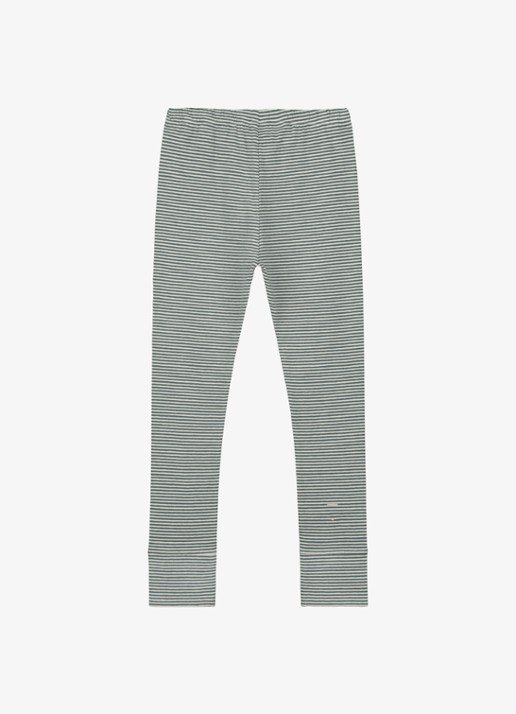 Gray Label Legging met streepprint - voorkant 2 blauwgrijs