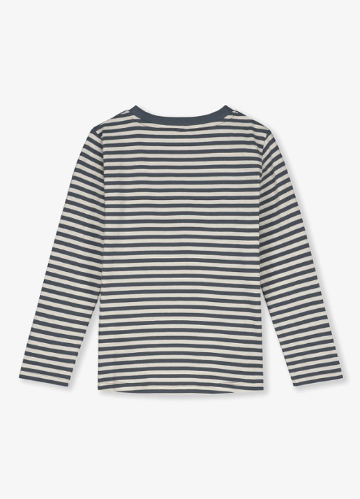 Gray Label Longsleeve met ronde hals - voorkant 2 blauwgrijs