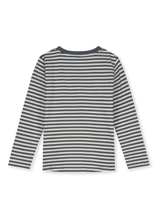 Gray Label Longsleeve met ronde hals - voorkant 2 blauwgrijs