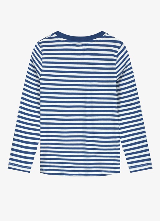 Gray Label Longsleeve van  katoen - achterkant 2 staalblauw