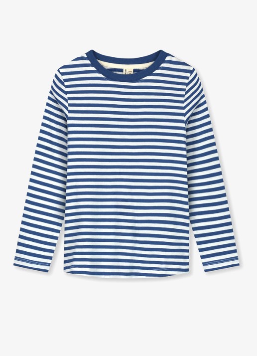 Gray Label Longsleeve van  katoen - voorkant staalblauw