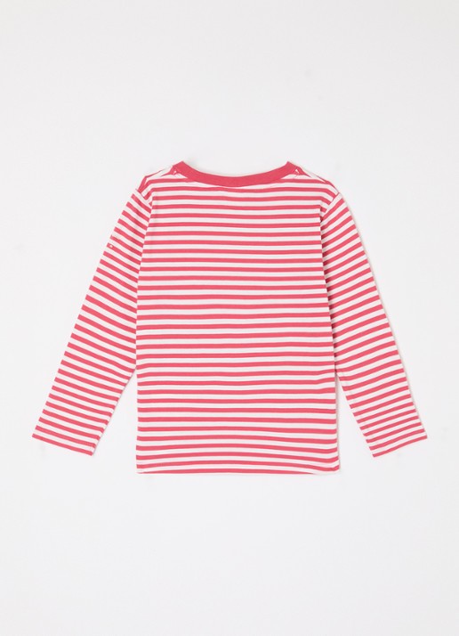 Gray Label Longsleeve van  katoen - voorkant 3 donkerroze