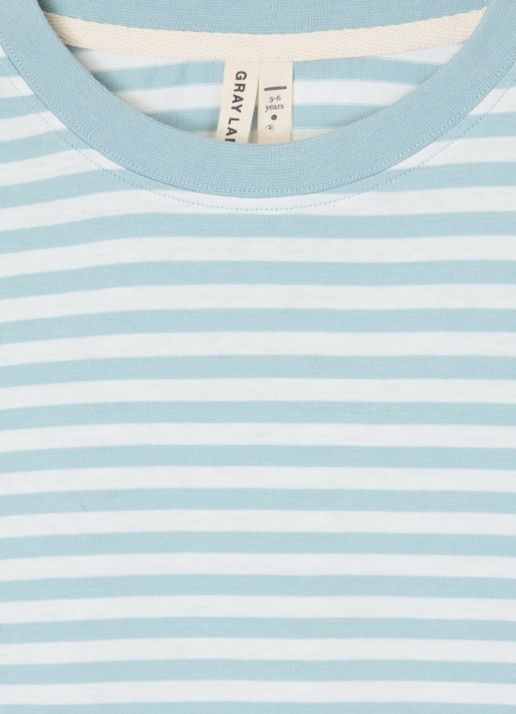 Gray Label Longsleeve van  katoen - detail lichtblauw