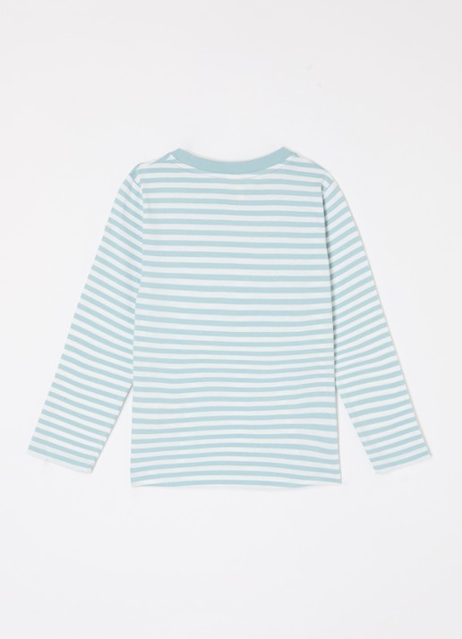 Gray Label Longsleeve van  katoen - voorkant 3 lichtblauw