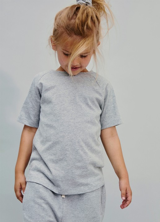 Gray Label Oversized T-shirt met ronde hals - voorkant 3 grijsmele