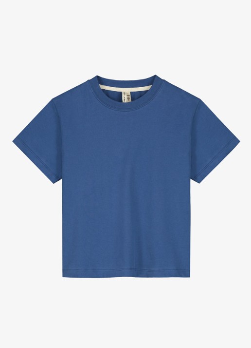 Gray Label Oversized T-shirt met ronde hals - voorkant blauw