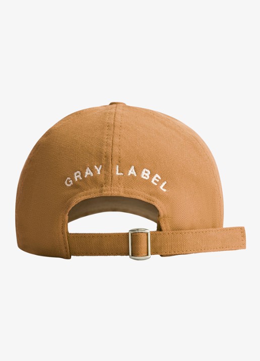 Gray Label Pet met logoborduring - achterkant bruin