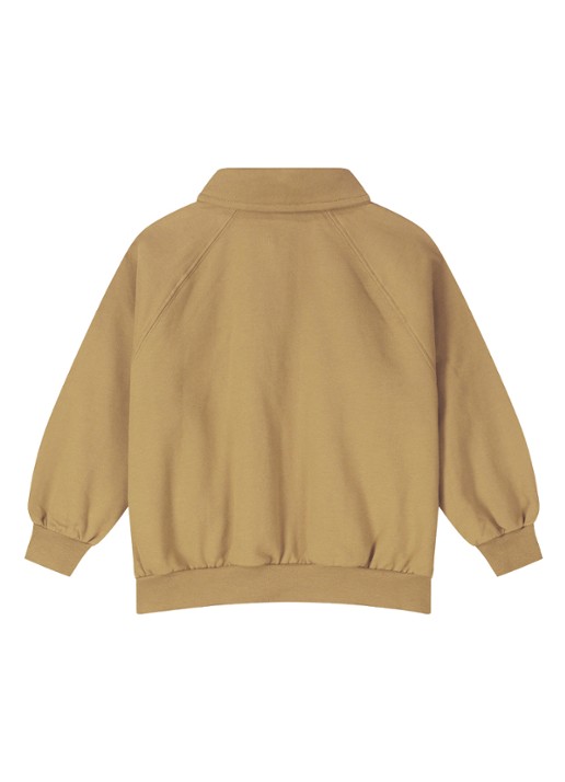 Gray Label Polo sweatshirt - achterkant camel
