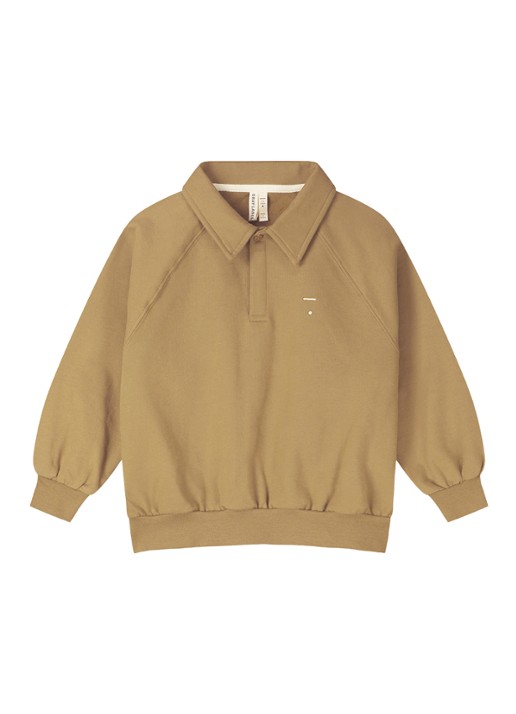 Gray Label Polo sweatshirt - voorkant 2 camel