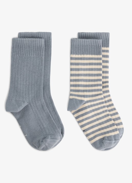 Gray Label Ribgebreide sokken in 2-pack