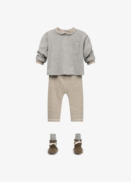 Gray Label Romper met kraag - detail 3 bruin