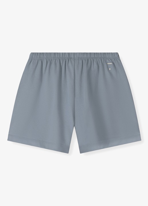 Gray Label Straight fit korte broek met steekzakken - achterkant staalblauw
