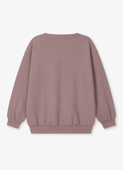 Gray Label Sweater met ronde hals - voorkant 2 berry-157 / roze