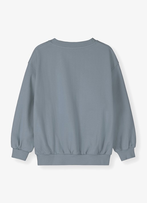 Gray Label Sweater met ronde hals - achterkant 2 stone grey-519 / grijs