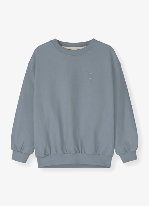 Gray Label Sweater met ronde hals - voorkant stone grey-519 / grijs