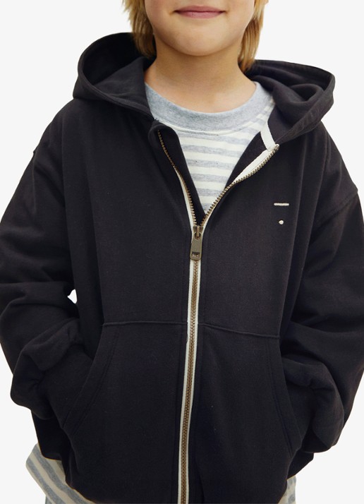 Gray Label Sweatvest met stretch - voorkant 2 zwart