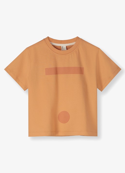 Gray Label T-shirt met print - voorkant 3 oranje