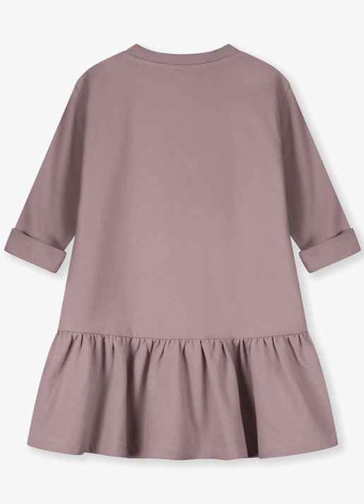 Gray Label Tuniekjurk met plooidetails - achterkant 3 oudroze