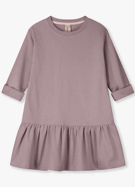 Gray Label Tuniekjurk met plooidetails - voorkant oudroze