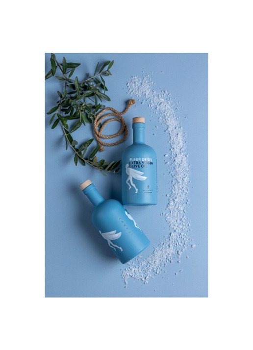 Greenomic Extra Virgin Fleur de Sel olijfolie 500 ml - voorkant 2 undefined