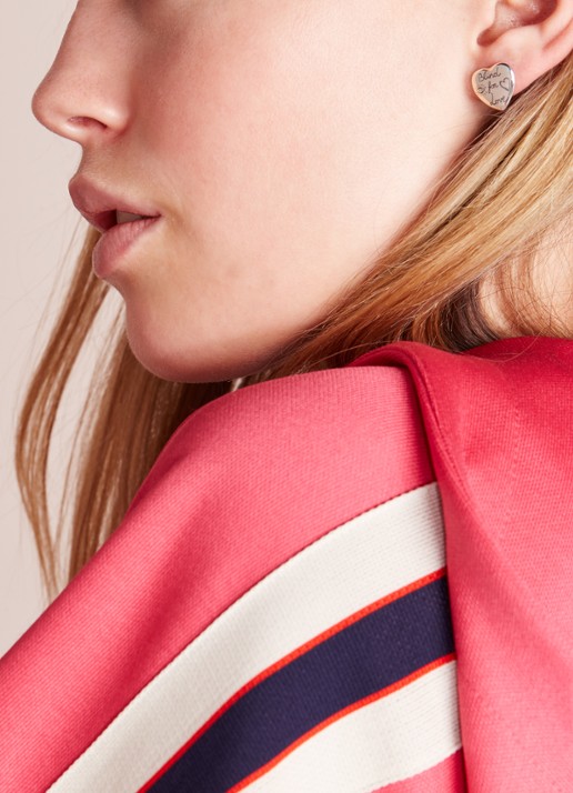 Gucci Blind for Love oorknopjes van zilver - voorkant 2 zilver