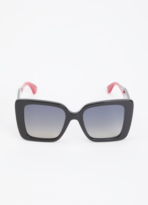 Gucci Butterfly zonnebril gepolariseerd GG1861S - detail zwart