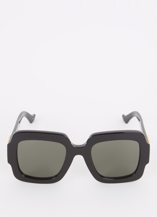 Gucci Butterfly zonnebril GG1547S - detail zwart