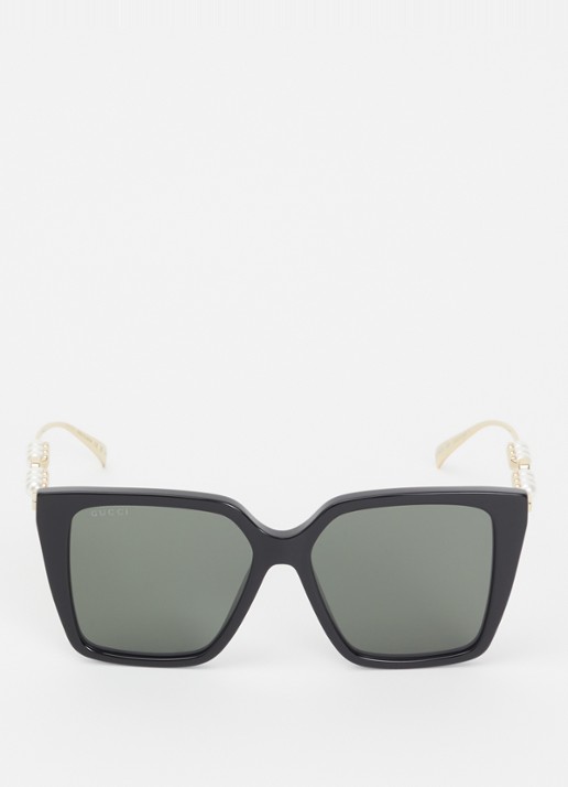 Gucci Butterfly zonnebril GG1967S - detail 2 zwart