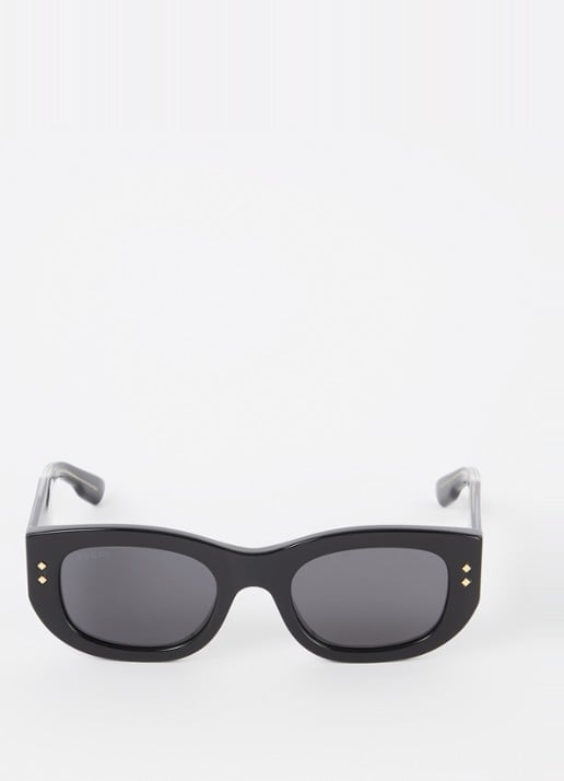 Gucci Cat Eye zonnebril GG1215S - detail zwart