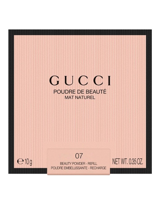 Gucci Gucci Poudre de Beauté Mat Naturel - gezichtspoeder navulling - voorkant 2 07 medium olive