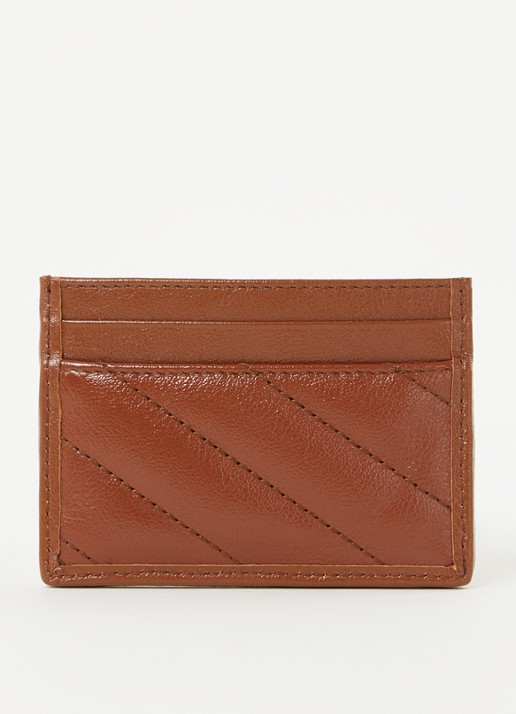 Gucci Marmont pasjeshouder van quilted leer - detail bruin