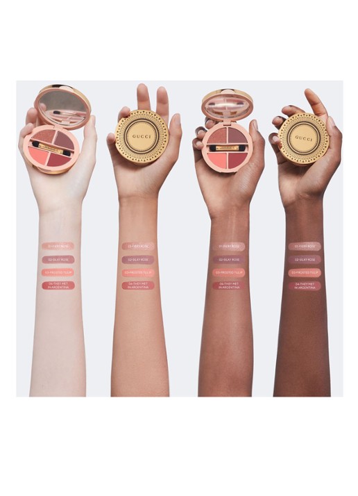 Gucci Palette de Beauté Quatuor - oogschaduw palette - detail 3 02 - rosa nitida