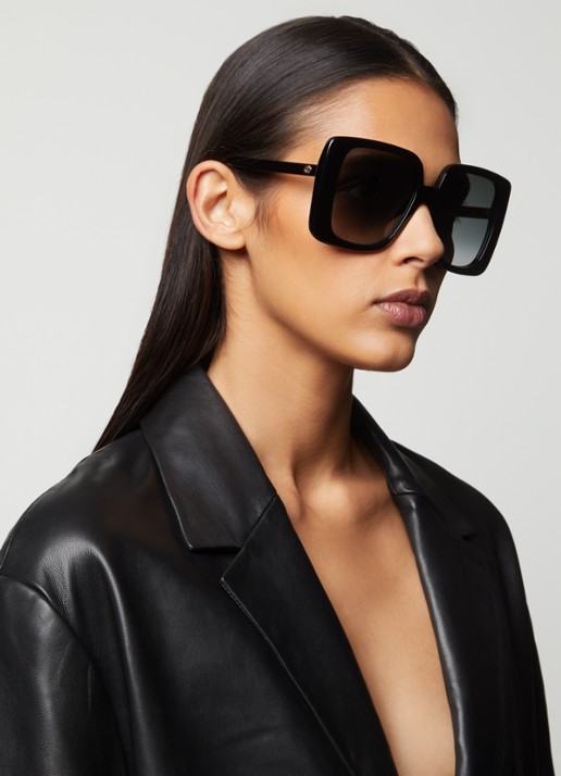 Gucci Retro zonnebril GG1314S - voorkant 2 zwart