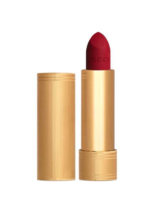 Gucci Rouge à Lèvres Matte Finish - matte Lipstick  - voorkant 502 eadie scarlet