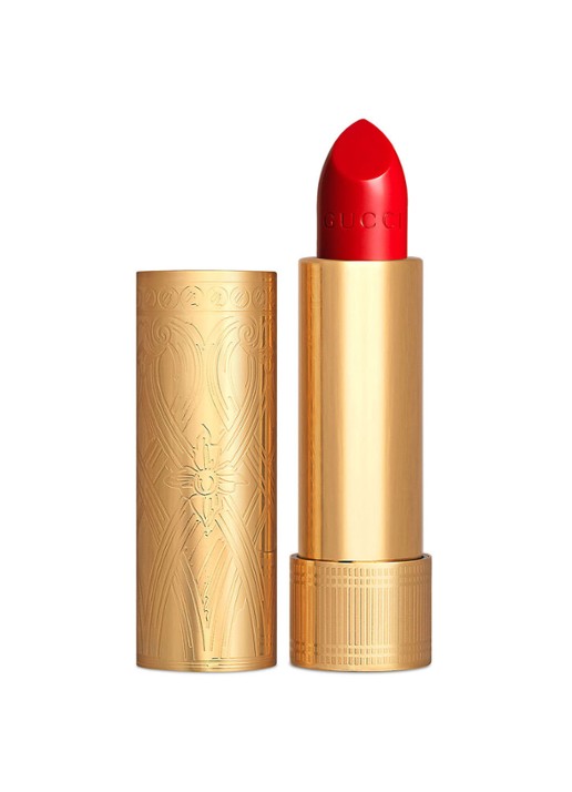 Gucci Rouge à Lèvres Satin - lipstick  - voorkant 500 odalie red
