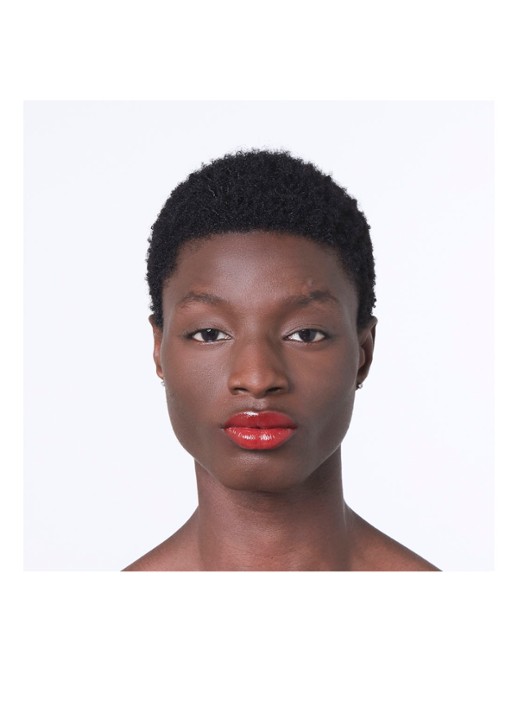 Gucci Rouge de Beauté Brillant Glow en Care - lipstick - detail 3 517 abby maroon red