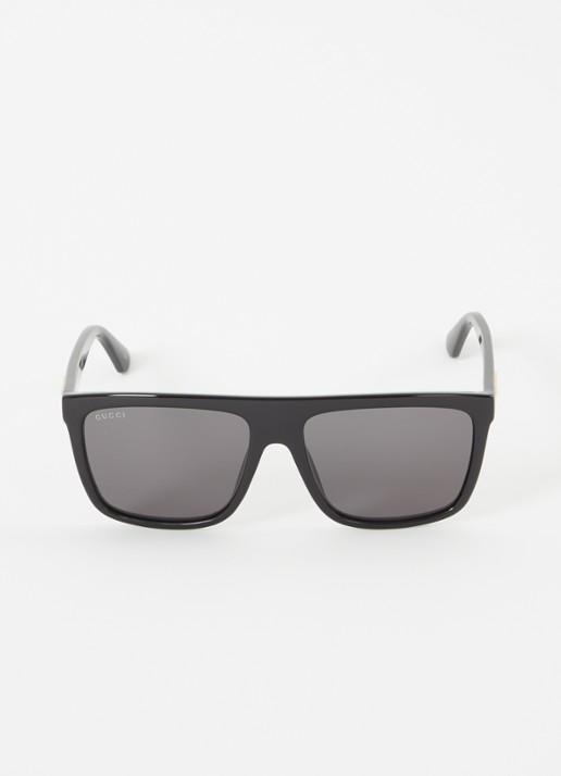 Gucci Wayfarer zonnebril GG0748S - detail 3 zwart