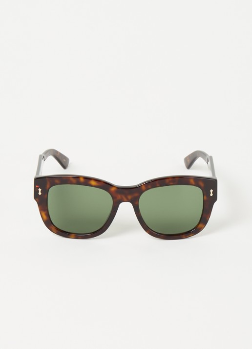 Gucci Wayfarer zonnebril GG1110S - voorkant 2 donkerbruin