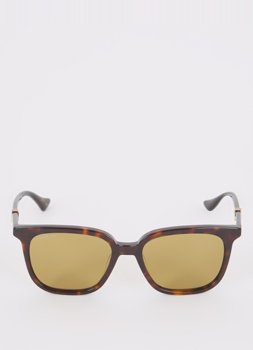 Gucci Wayfarer zonnebril GG1493S - detail 3 donkerbruin