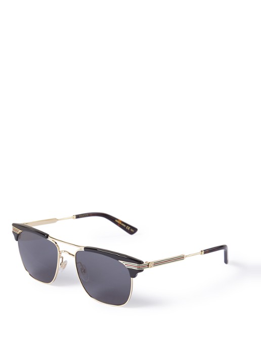 Gucci Zonnebril GG0287S - voorkant goud