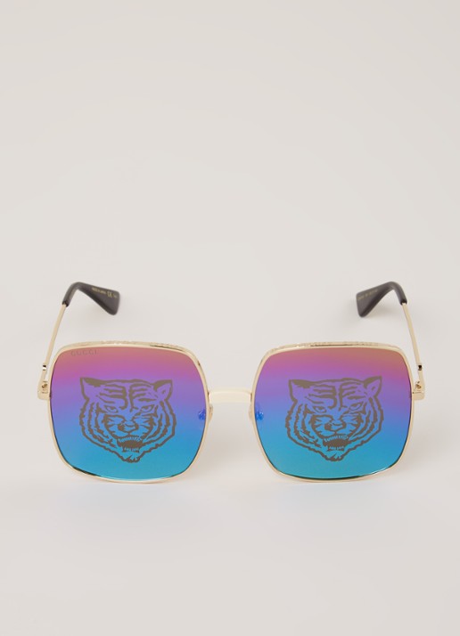 Gucci Zonnebril GG0414S - voorkant 4 goud